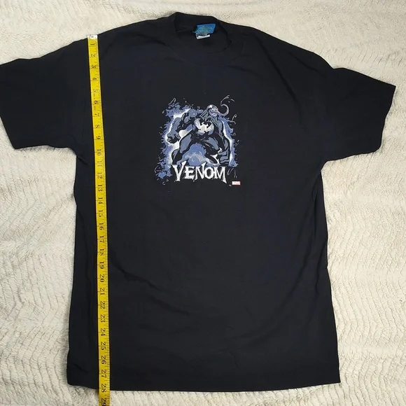 Men's Large Spider-Man Venom Marble Shirt - Picture 5 of 6